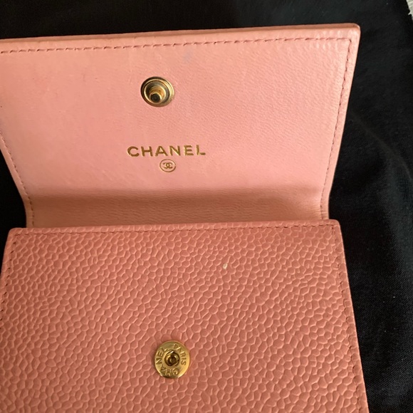 Authentic Chanel Pink Caviar Coin Purse - Picture 3 of 9